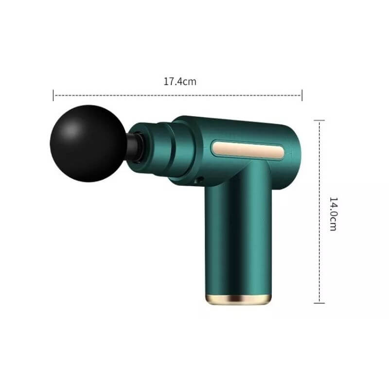 Pistola de massagem elétrica, massageador de tecidos profundos