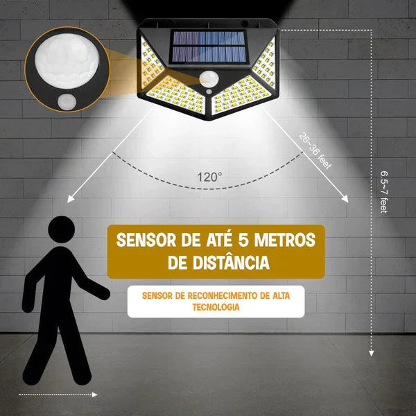 Refletor Solar LED Econômico - EcoLed 270°